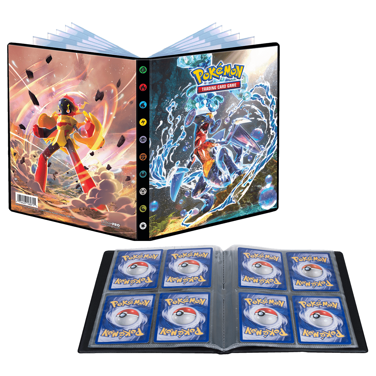 Scarlet and Violet Tera Type Garchomp and Armarouge 4 - Pocket Portfolio for Pokémon - E - 16071 - Ultra PRO - Ultra PRO International
