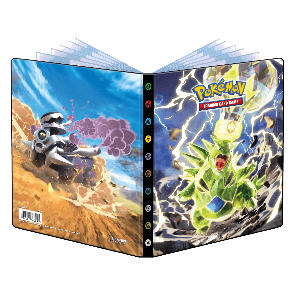 Scarlet and Violet Tyranitar and Revavroom 4 - Pocket Portfolio for Pokémon - E - 16069 - Ultra PRO - Ultra PRO International
