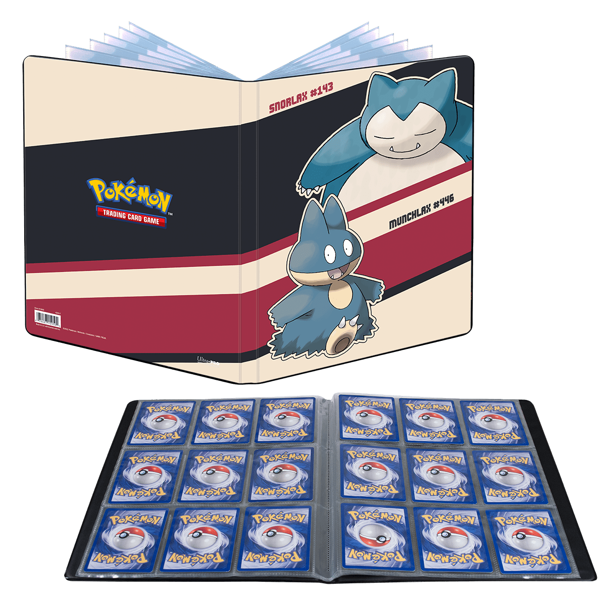 Snorlax and Munchlax 9 - Pocket Portfolio for Pokémon - E - 15950 - Ultra PRO - Ultra PRO International
