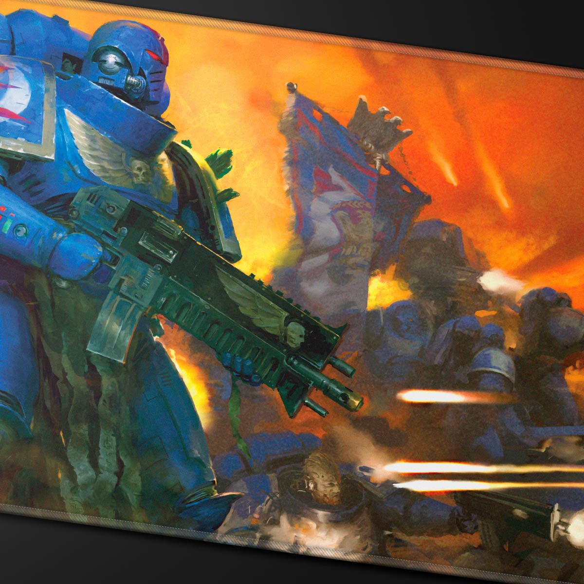 Space Marines - Adeptus Astartes - Stitched Edge Playmat for Warhammer 40,000 - E - 16481 - Ultra PRO - Ultra PRO International