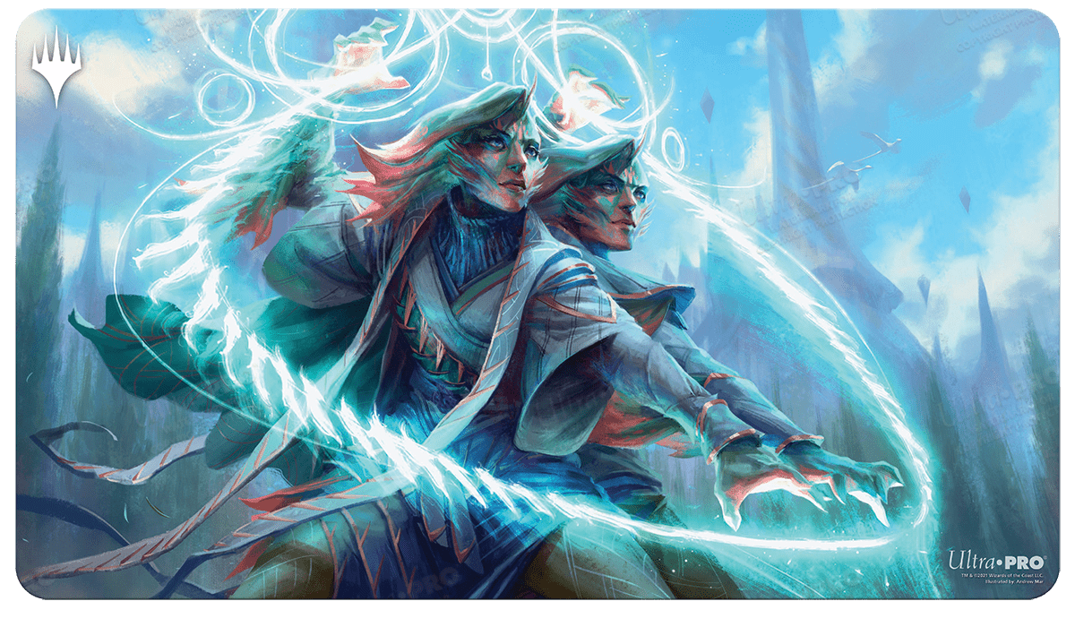 Strixhaven Adrix and Nev, Twincasters Standard Gaming Playmat for Magic: The Gathering - E - 18646 - Ultra PRO - Ultra PRO International