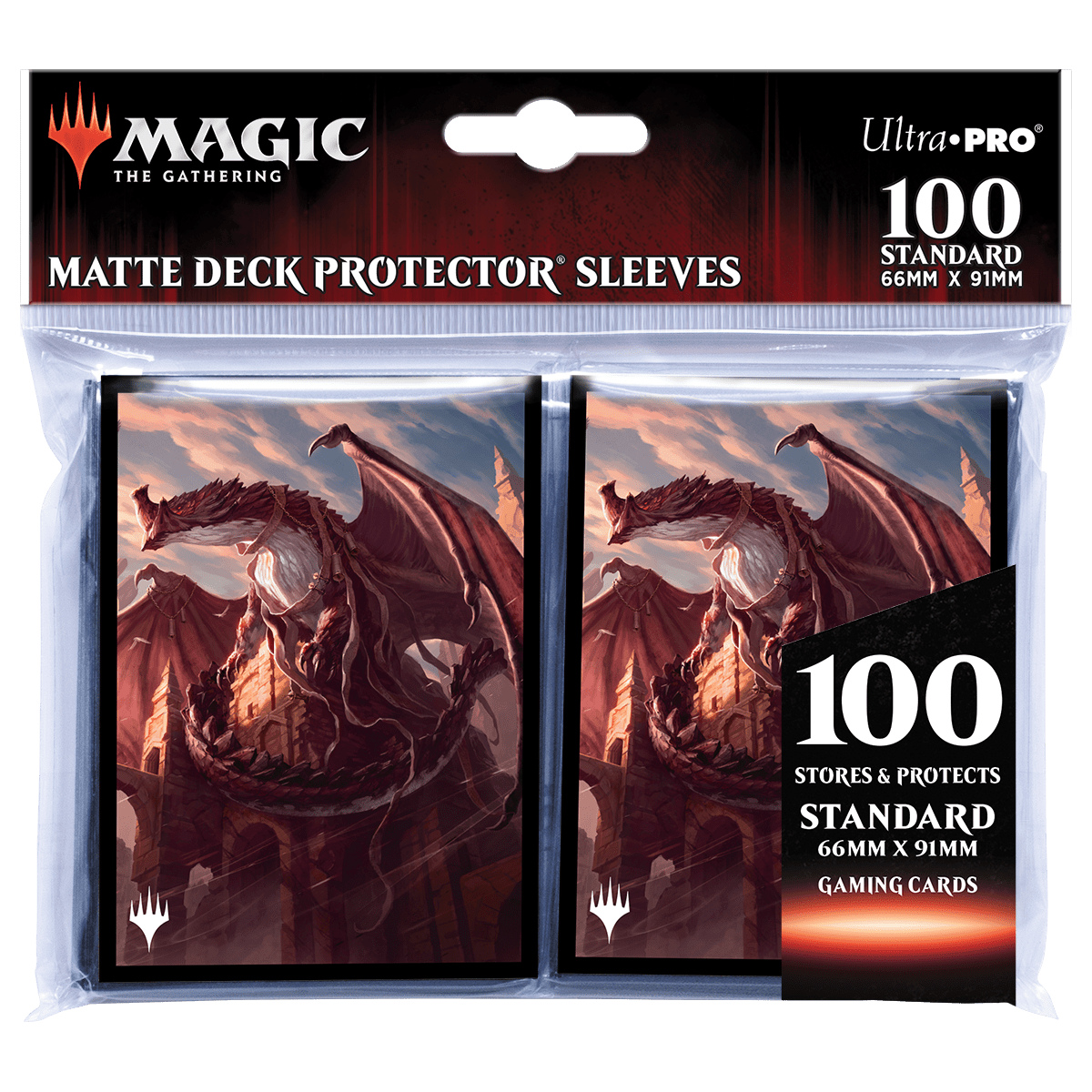 Strixhaven Velomachus Lorehold Standard Deck Protector Sleeves (100ct) for Magic: The Gathering - E - 18635 - Ultra PRO - Ultra PRO International
