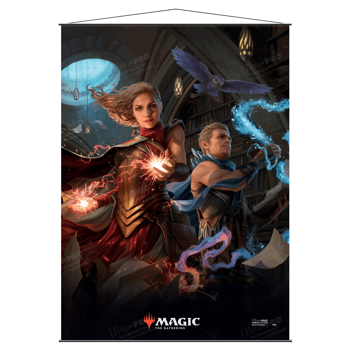 Strixhaven Will and Rowan Wall Scroll for Magic: The Gathering - E - 18640 - Ultra PRO - Ultra PRO International