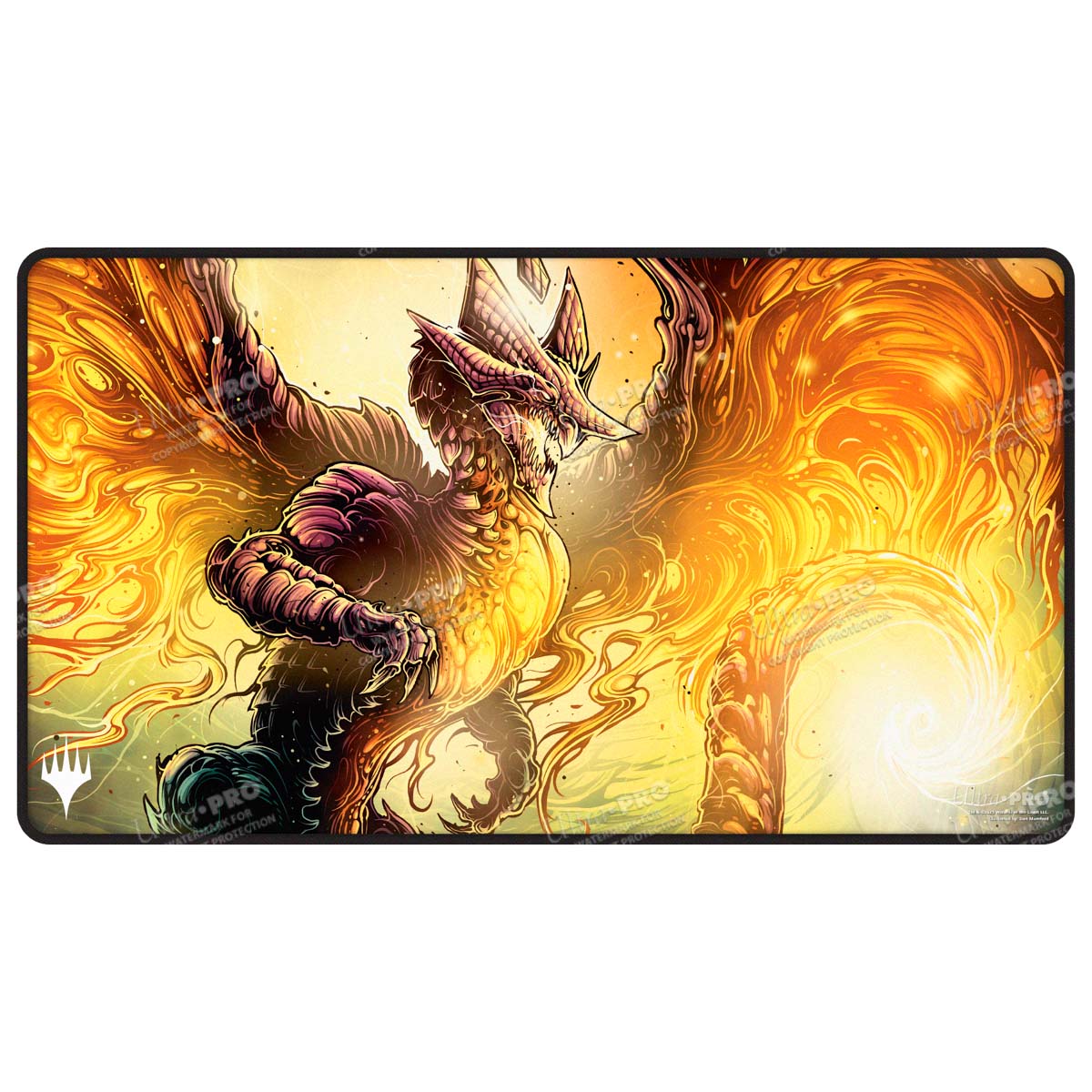 Tarkir Dragonstorm Abzan Black Stitched Standard Gaming Playmat for Magic: The Gathering - E - 38849 - Ultra PRO - Ultra PRO International