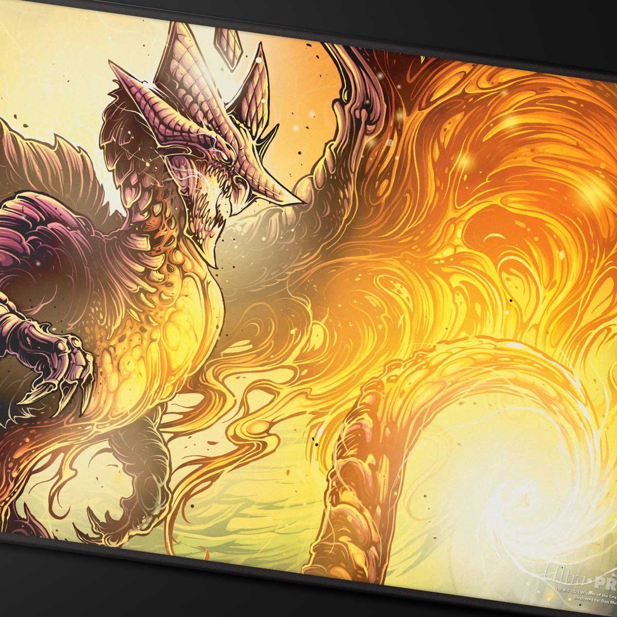 Tarkir Dragonstorm Abzan Black Stitched Standard Gaming Playmat for Magic: The Gathering - E - 38849 - Ultra PRO - Ultra PRO International