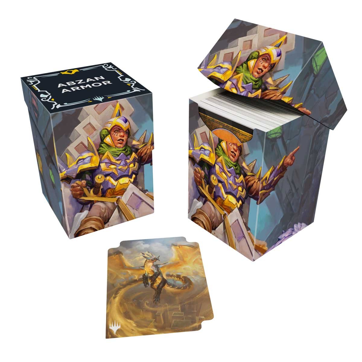 Tarkir Dragonstorm Abzan Commander 100+ Deck Box for Magic: The Gathering - E - 38807 - Ultra PRO - Ultra PRO International