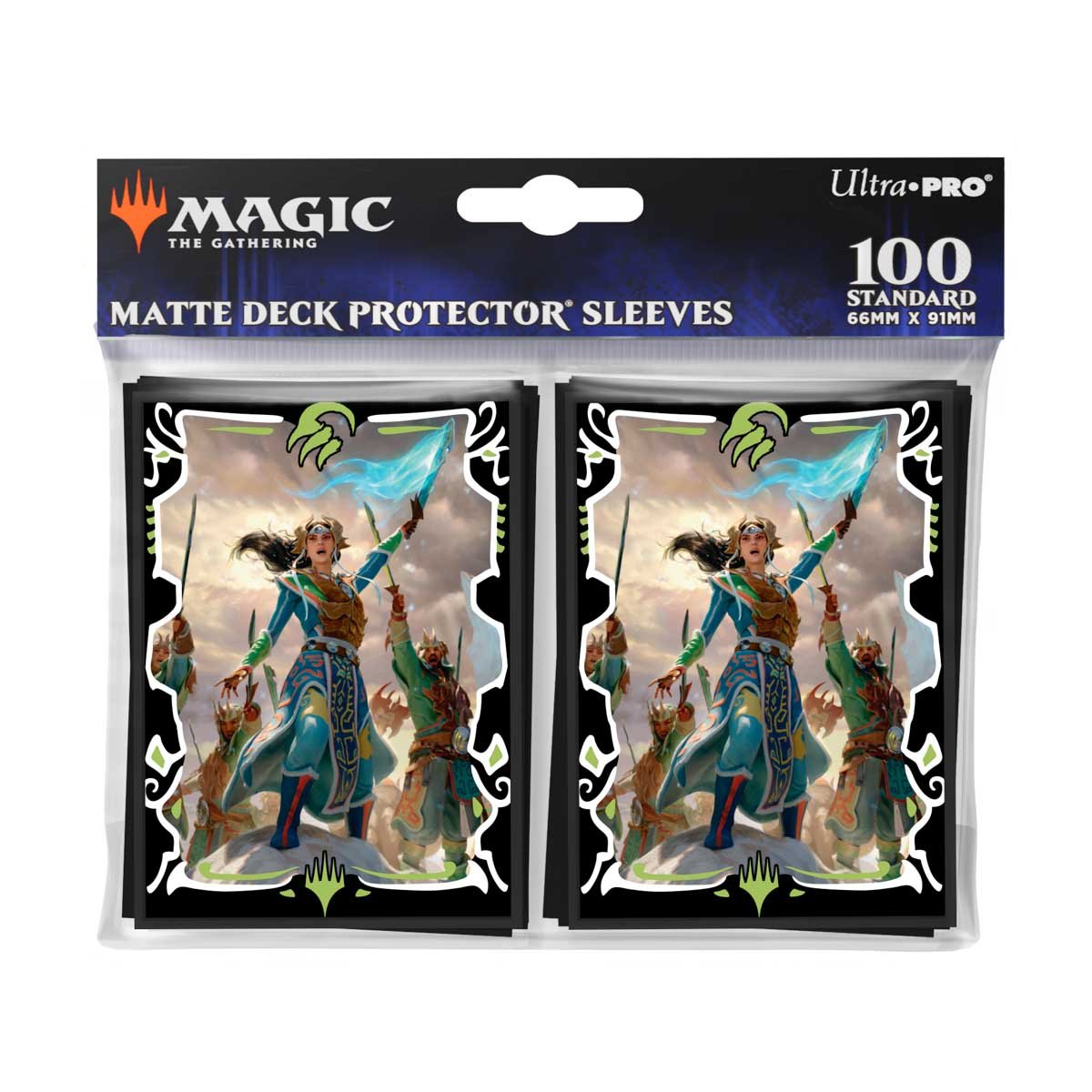 Tarkir Dragonstorm Eshki, Temur’s Roar (Temur Roar Commander Deck) 100ct Deck Protector Sleeves for Magic: The Gathering - E - 38801 - Ultra PRO - Ultra PRO International