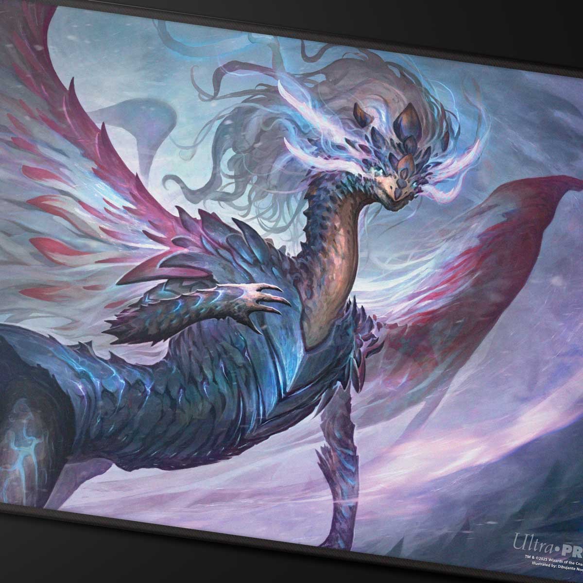Tarkir Dragonstorm Jeskai Black Stitched Standard Gaming Playmat for Magic: The Gathering - E - 38850 - Ultra PRO - Ultra PRO International