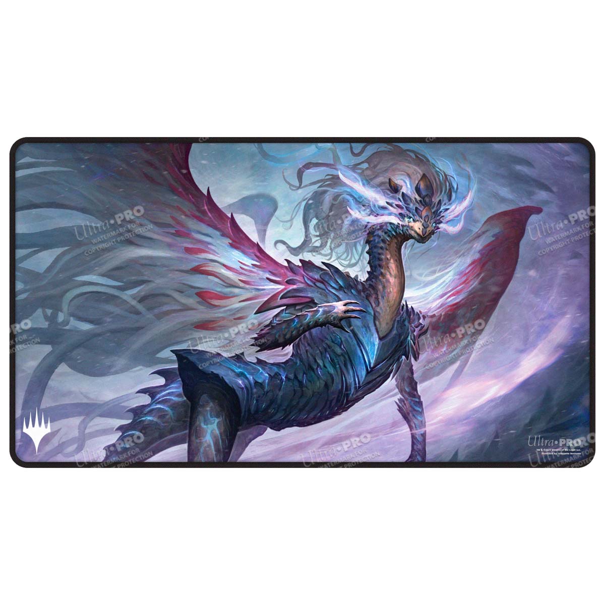 Tarkir Dragonstorm Jeskai Black Stitched Standard Gaming Playmat for Magic: The Gathering - E - 38850 - Ultra PRO - Ultra PRO International