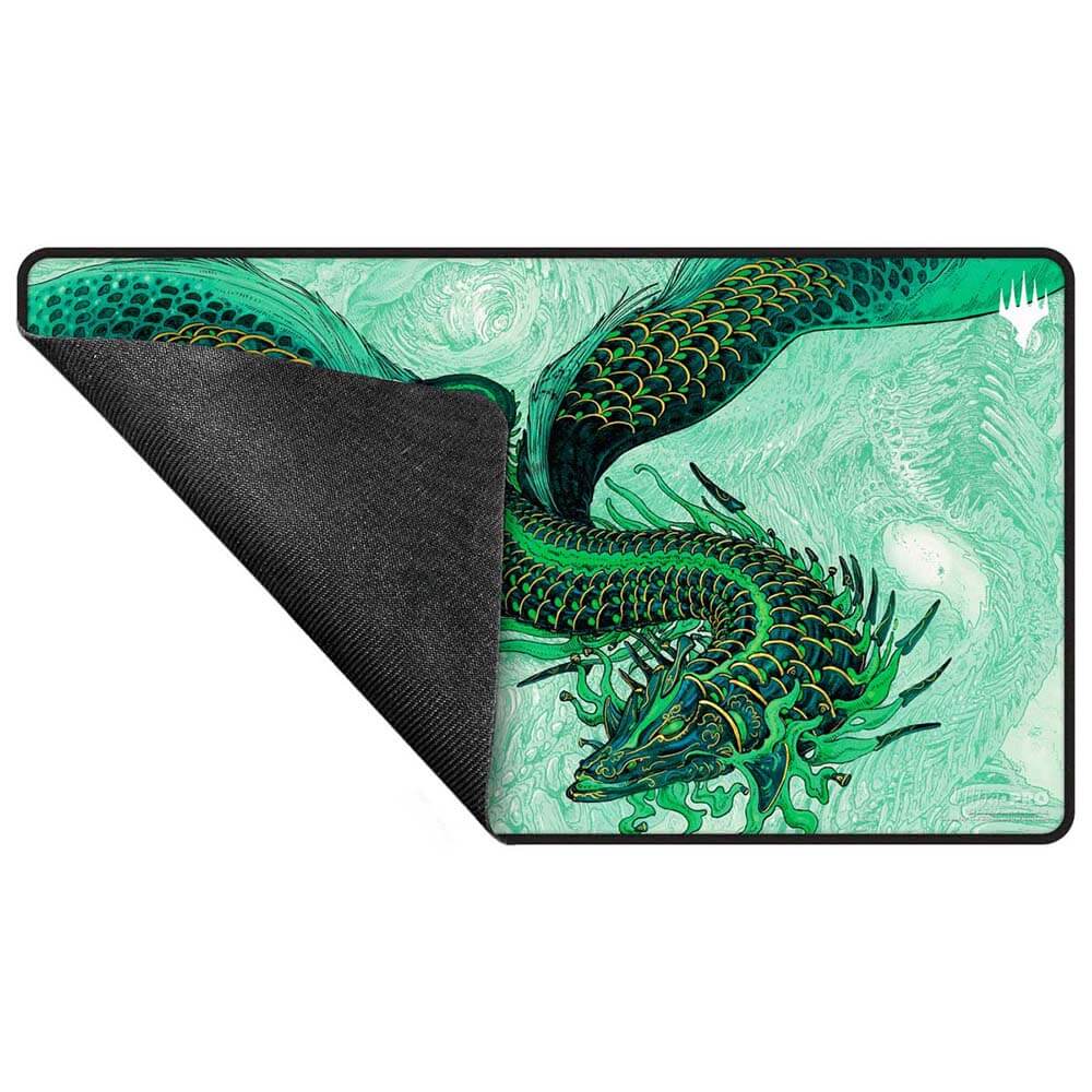 Tarkir Dragonstorm Sultai Black Stitched Standard Gaming Playmat for Magic: The Gathering - E - 38851 - Ultra PRO - Ultra PRO International