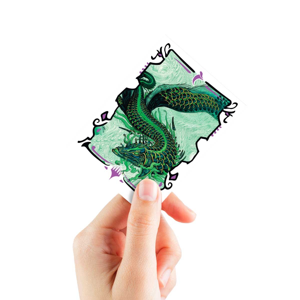 Tarkir Dragonstorm Teval, Arbiter of Virtue 105ct APEX Deck Protector™ Sleeves for Magic: The Gathering - E - 38815 - Ultra PRO - Ultra PRO International