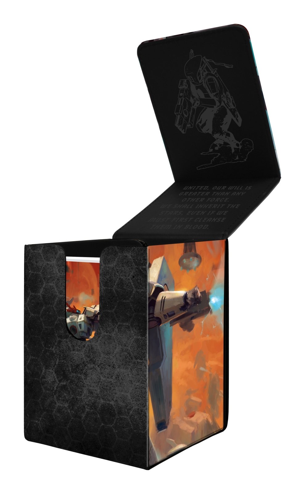 T’au Empire ALCOVE® Flip DECK BOX® for Warhammer 40,000 - E-16558 - Ultra PRO - Ultra PRO International