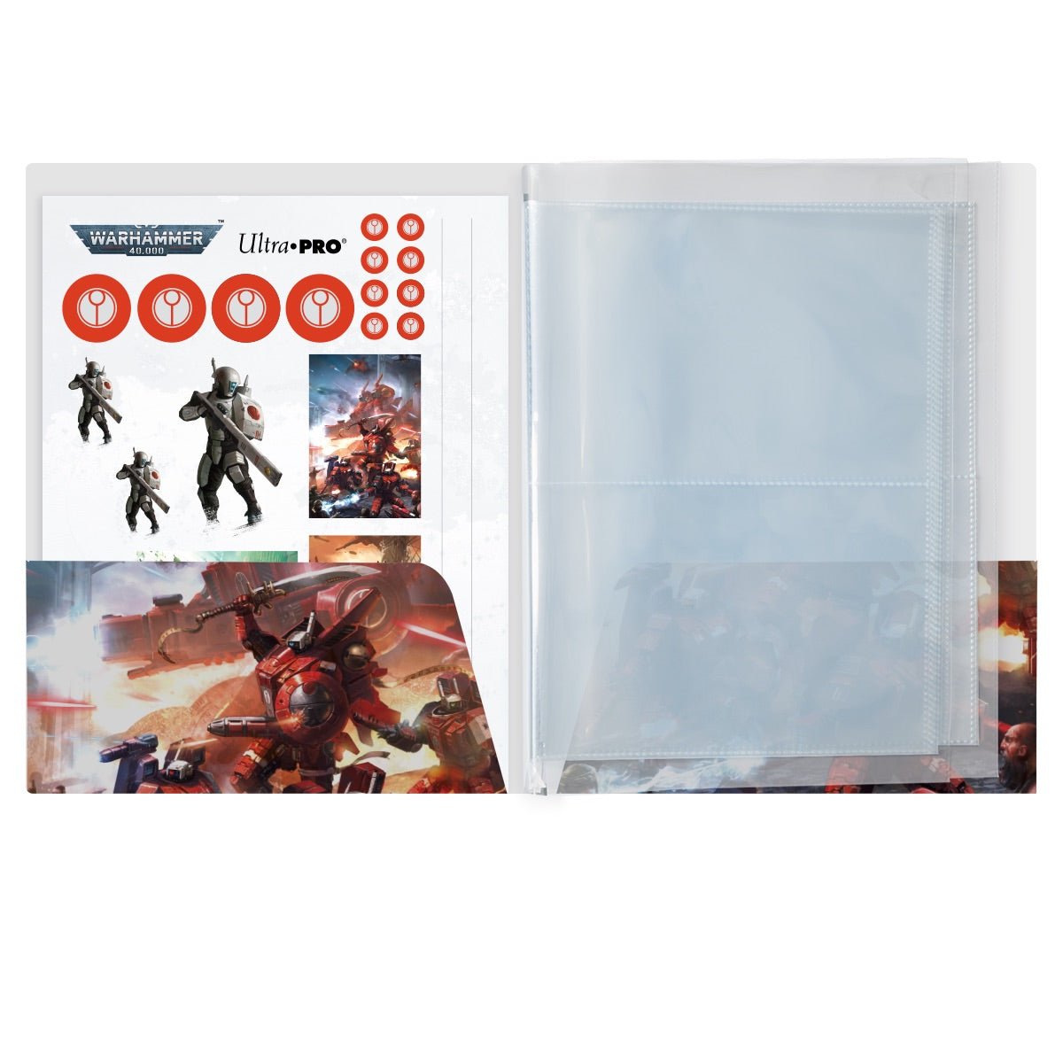 T’au Empire Datasheet and Index Card Folio for Warhammer 40,000 - E-16555 - Ultra PRO - Ultra PRO International