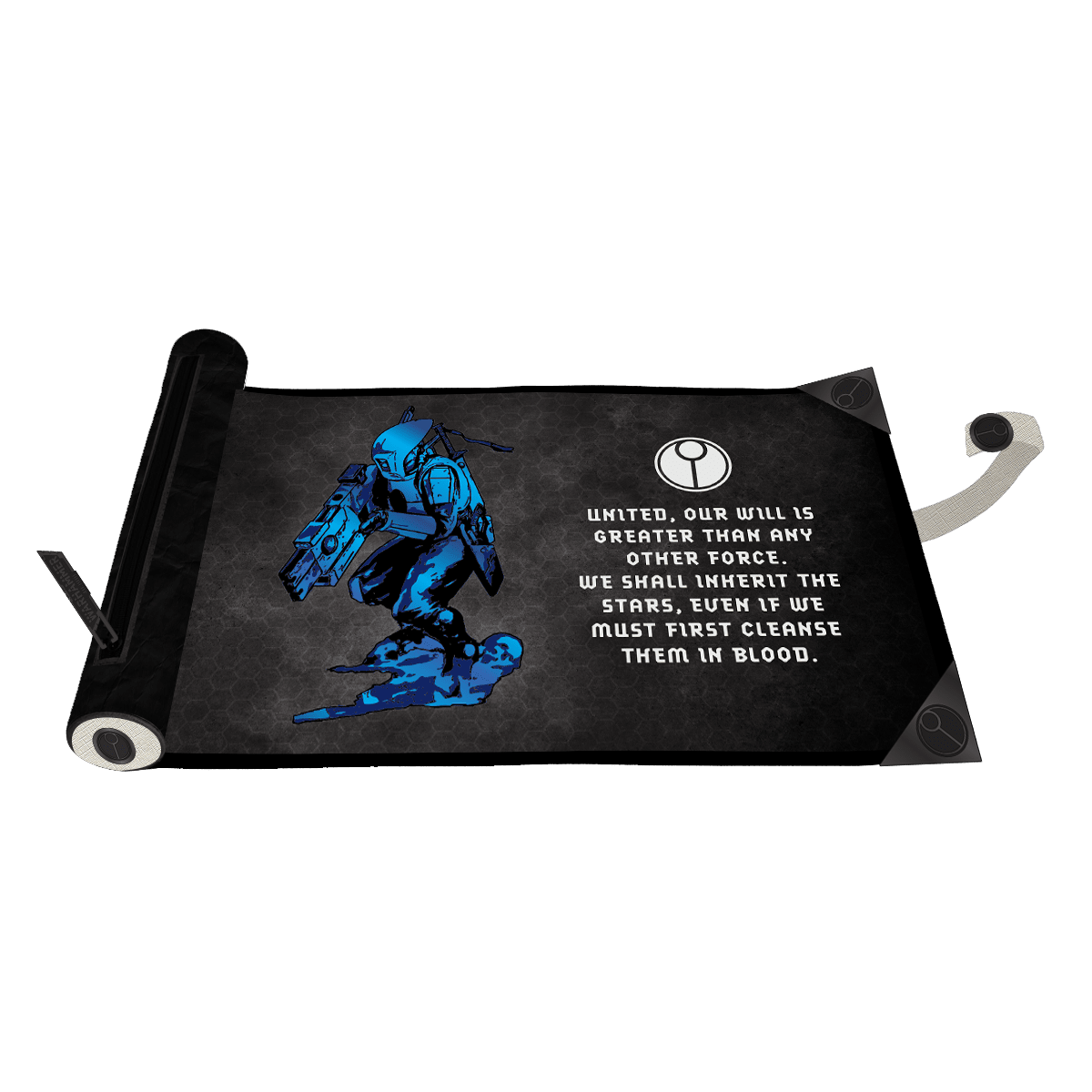 T’au Empire Premium Foil Dice Scroll for Warhammer 40,000 - E-16553 - Ultra PRO - Ultra PRO International