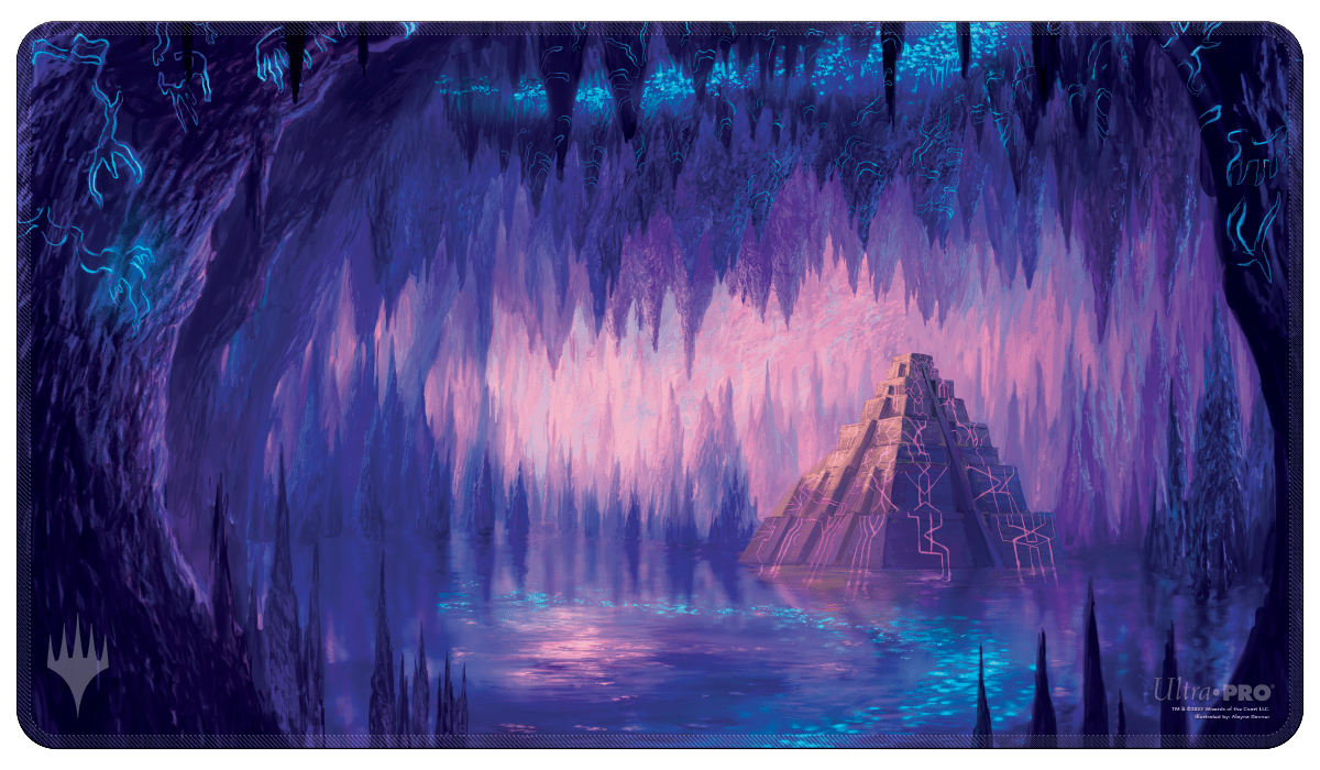 The Lost Caverns of Ixalan Cavern of Souls White Stitched Standard Gaming Playmat for Magic: The Gathering - E - 38089 - Ultra PRO - Ultra PRO International