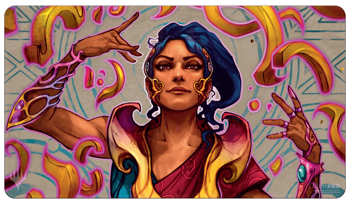 The Lost Caverns of Ixalan Saheeli, the Sun's Brilliance Standard Gaming Playmat for Magic: The Gathering - E - 38095 - Ultra PRO - Ultra PRO International