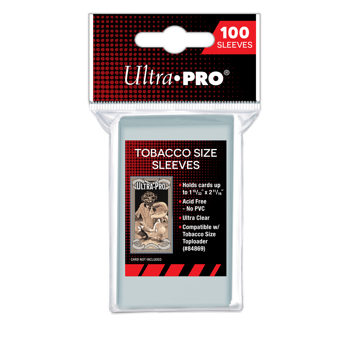 Tobacco Size Sleeves (100ct) - E - 84868 - Ultra PRO - Ultra PRO International