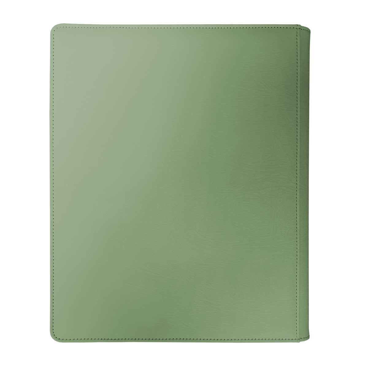 Vivid 9 - Pocket Zippered PRO - Binder - Cool Matcha - E - 16491 - Ultra PRO International - Ultra PRO International