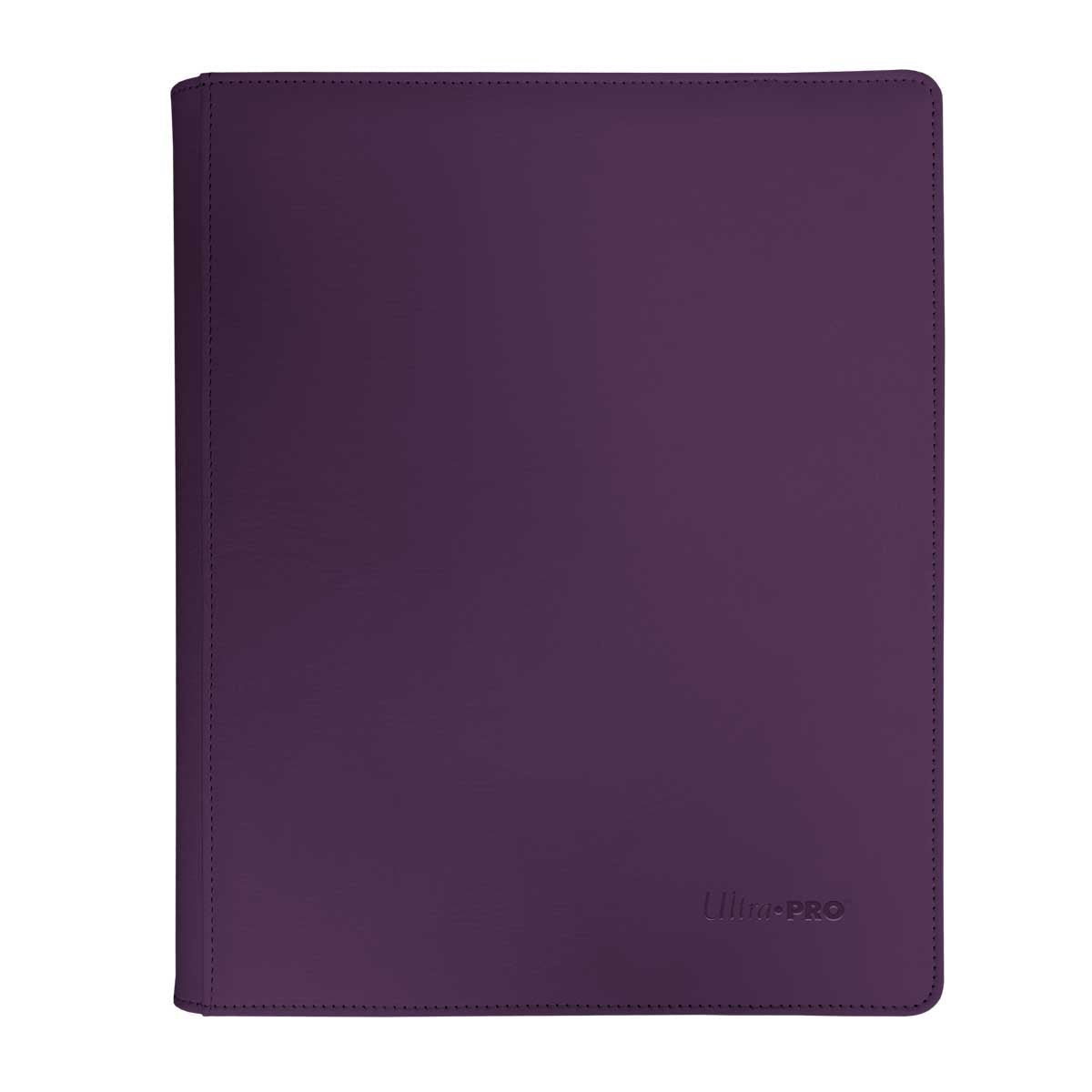 Vivid 9 - Pocket Zippered PRO - Binder - Midnight Plum - E - 16484 - Ultra PRO International - Ultra PRO International