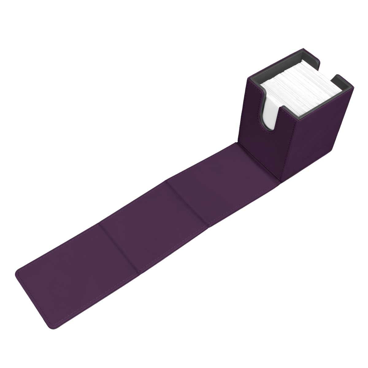 Vivid Alcove Flip Deck Box - Midnight Plum - E - 16487 - Ultra PRO International - Ultra PRO International