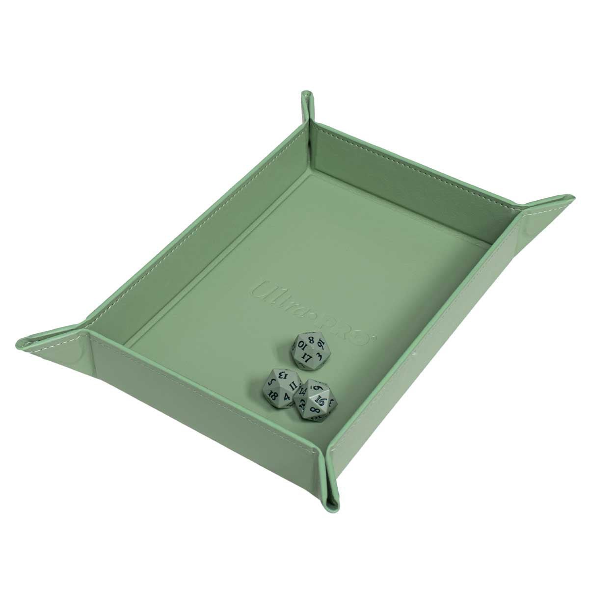 Vivid Magnetic Foldable Dice Tray - Teal