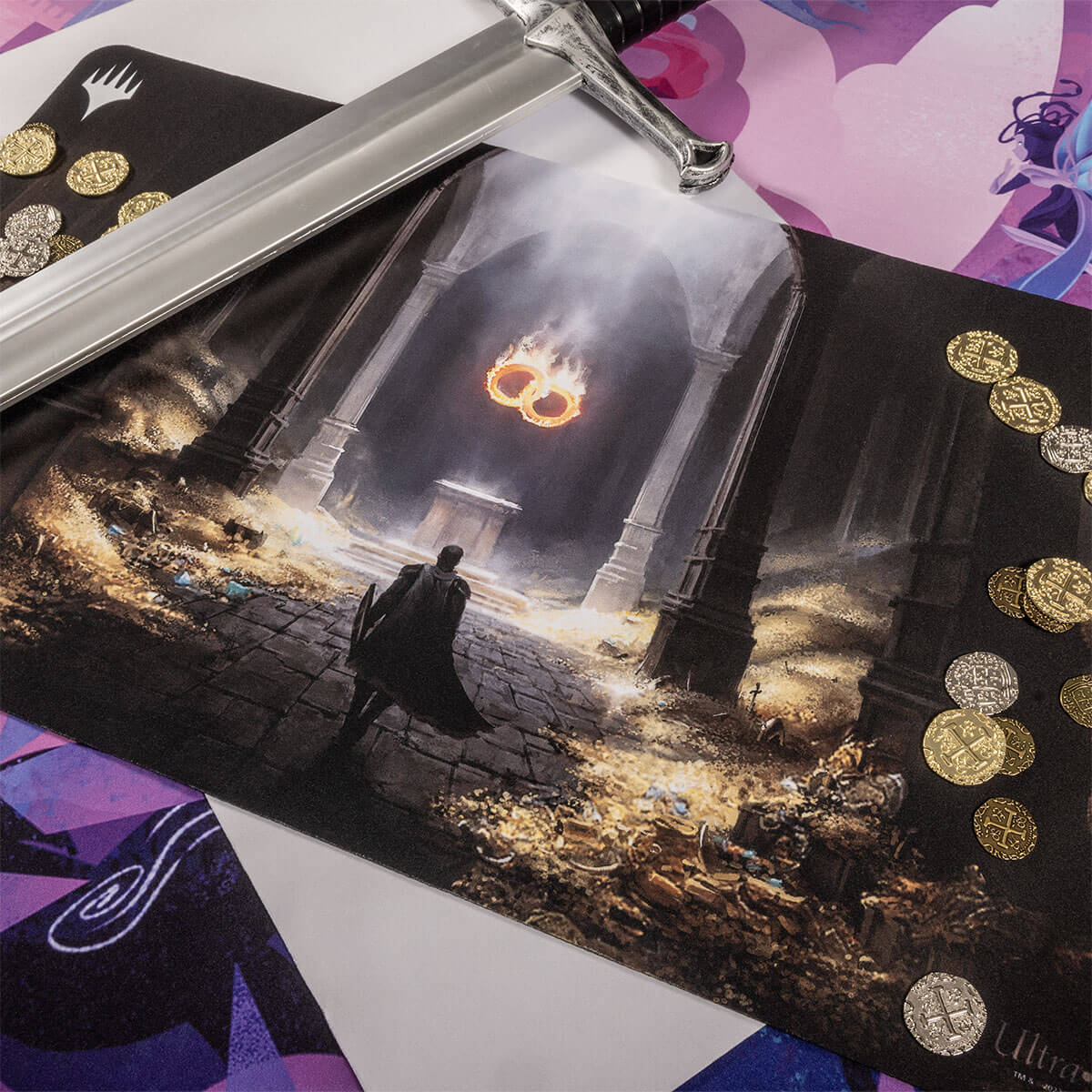 Wilds of Eldraine Virtue of Loyalty Standard Gaming Playmat for Magic: The Gathering - E - 38054 - Ultra PRO - Ultra PRO International