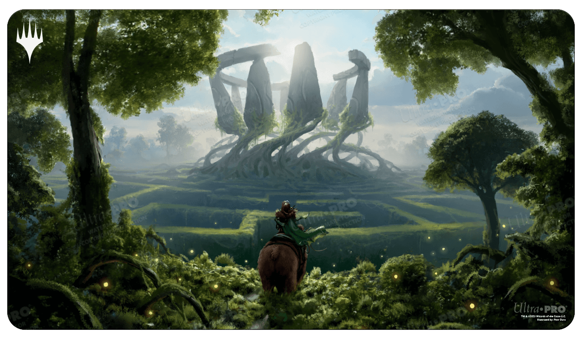 Wilds of Eldraine Virtue of Strength Standard Gaming Playmat for Magic: The Gathering - E - 38058 - Ultra PRO - Ultra PRO International