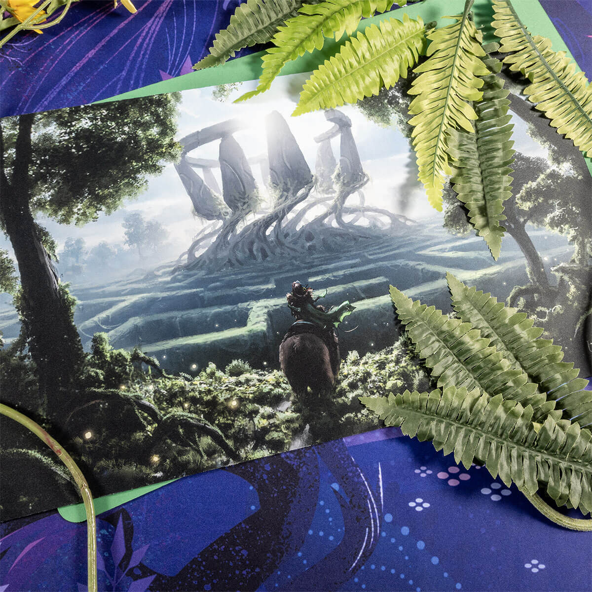 Wilds of Eldraine Virtue of Strength Standard Gaming Playmat for Magic: The Gathering - E - 38058 - Ultra PRO - Ultra PRO International