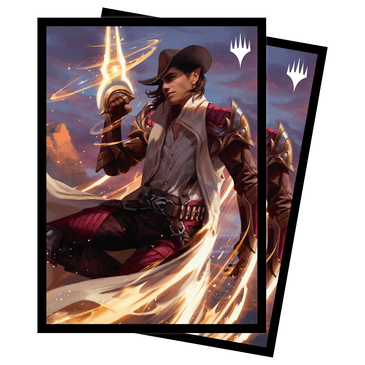 Outlaws of Thunder Junction Kellan, the Kid Key Art DECK PROTECTOR® Sleeves (100ct) for Magic: The Gathering - E-38356 - Ultra PRO- Ultra PRO International