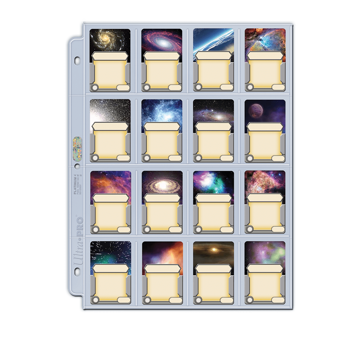 Platinum Series 16 - Pocket Pages (100ct) for 41mm x 63mm Cards - E-84781 - Ultra PRO - Ultra PRO International