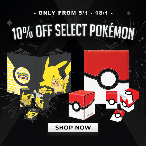 New Year Sale- 10% Off Pokémon