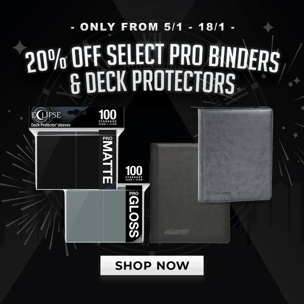 New Year Sale- 20% Off Select PRO Binders & Deck Protectors
