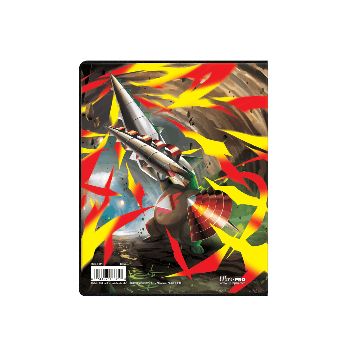 Mega Evolution - Pitch Black 4-Pocket Portfolio for the Pokémon Trading Card Game - Back | Ultra PRO