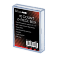 2 - Piece Clear 10 Card Storage Box - E-81431 - Ultra PRO - Ultra PRO International