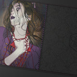 Critical Role: Bells Hells - Portrait Series Laudna Black-Stitched Playmat for Tabletop Gaming