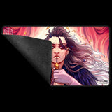 Critical Role: The Mighty Nein - Illustrated: Yasha Nydoorin Black-Stitched Playmat for Tabletop Gaming