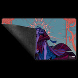Critical Role: The Mighty Nein - Illustrated: Mollymauk Tealeaf Black-Stitched Playmat for Tabletop Gaming