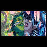 Critical Role: The Mighty Nein - Illustrated: Nott the Brave Black-Stitched Playmat for Tabletop Gaming