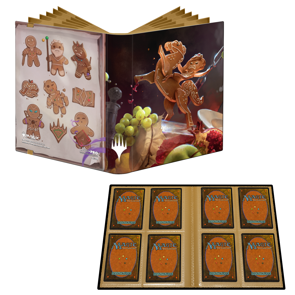 Wilds of Eldraine Syr Ginger, the Meal Ender Cookie Tray 4-Pocket PRO-Binder para Magic: The Gathering