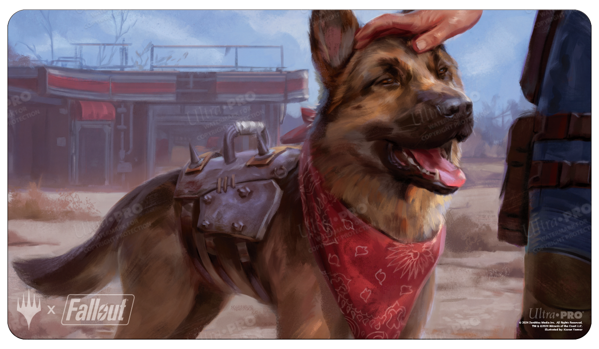 Fallout Dogmeat, Ever Loyal Standard Gaming Playmat for Magic: The Gathering | Ultra PRO International