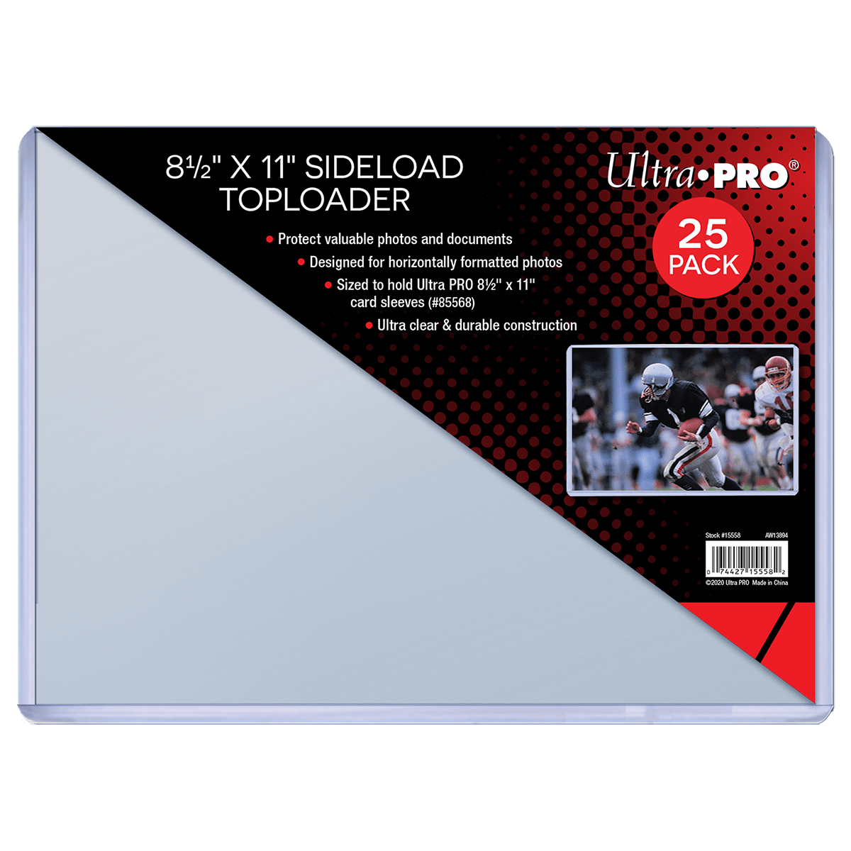 8-1/2" x 11" Side Load Toploaders (25ct) | Ultra PRO International 8-1/2" x 11" Side Load Toploaders (25ct) | Ultra PRO International