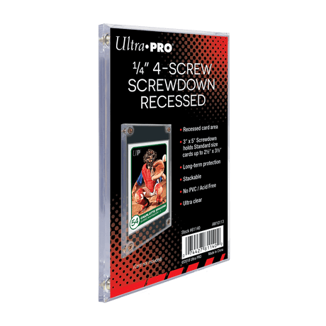 1/4" 4-Screw Screwdown Recessed Holder | Ultra PRO International