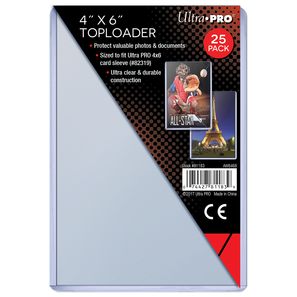 4" x 6" Toploaders (25ct) | Ultra PRO International