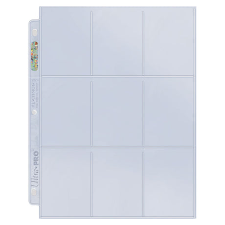 Platinum Series 9-Pocket Refill Pages for Standard Size Cards | Ultra PRO International