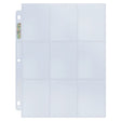 Silver Series 9-Pocket Pages (25ct) for Standard Size Cards | Ultra PRO International