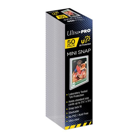 UV Mini Snap Card Holders (50ct) | Ultra PRO International