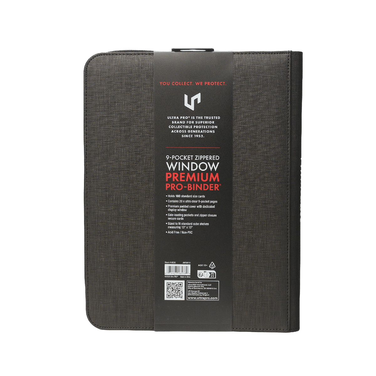 9-Pocket Zippered Window Premium PRO-BINDER® - E-16536 - Ultra PRO- Ultra PRO International