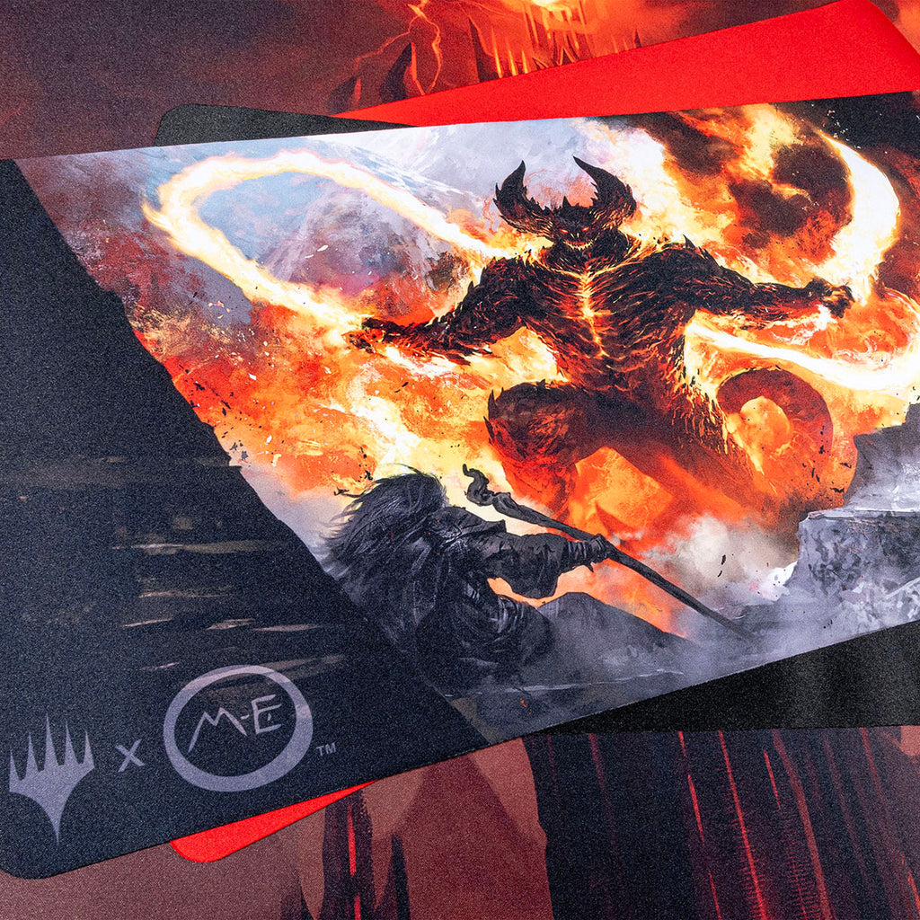 The Lord of the Rings: Tales of Middle-earth The Balrog Standard Gaming Playmat for Magic: The Gathering | Ultra PRO International