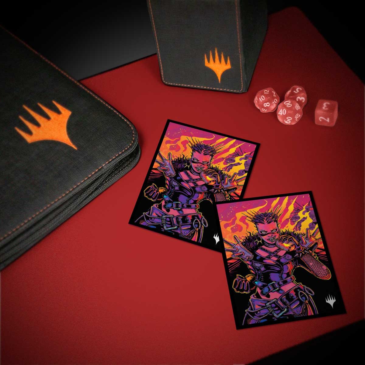 Aetherdrift Far Fortune, End Boss 100ct Deck Protector Sleeves for Magic:  The Gathering