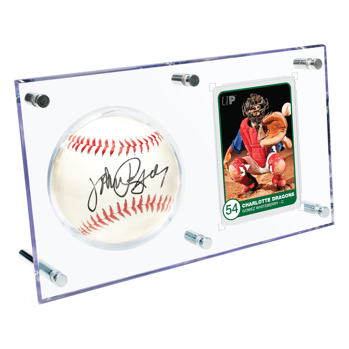 Baseball & Card (35PT) Clear Flip Display Case | Ultra PRO International Baseball & Card (35PT) Clear Flip Display Case | Ultra PRO International